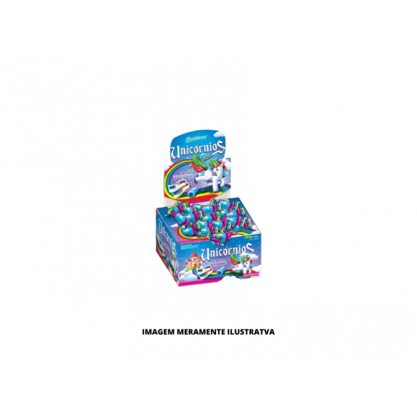 CHICLETE - FLORESTAL - 140g HAPPY BOL UNICORNIOS ALGODAO DOCE